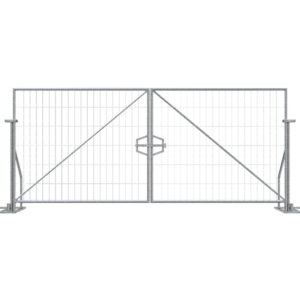 Slagport til byggegjerde 4 meter