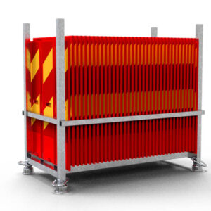 Hindermarkeringsskilt set med 108 panel